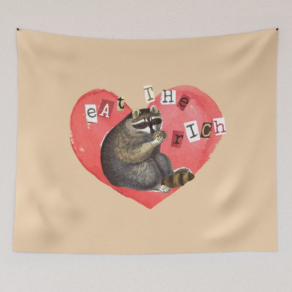 Item preview, Eat Em Raccoon 1 (white) designed and sold by art-by-gui.