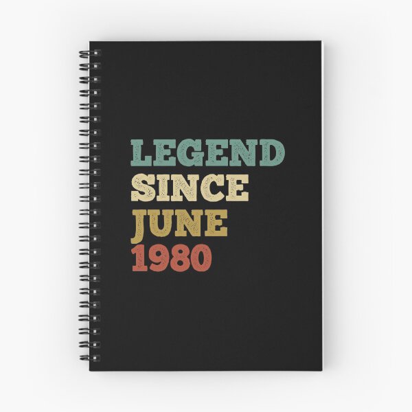 Item preview, legend since june 1980, vintage 1980 shirt, 41st birthday, 41st birthday ideas, june birthday, june birthday shirt designed and sold by T-DESIGNEDZ.