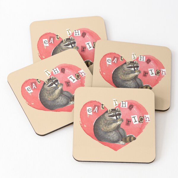 Item preview, Eat Em Raccoon 1 (white) designed and sold by art-by-gui.