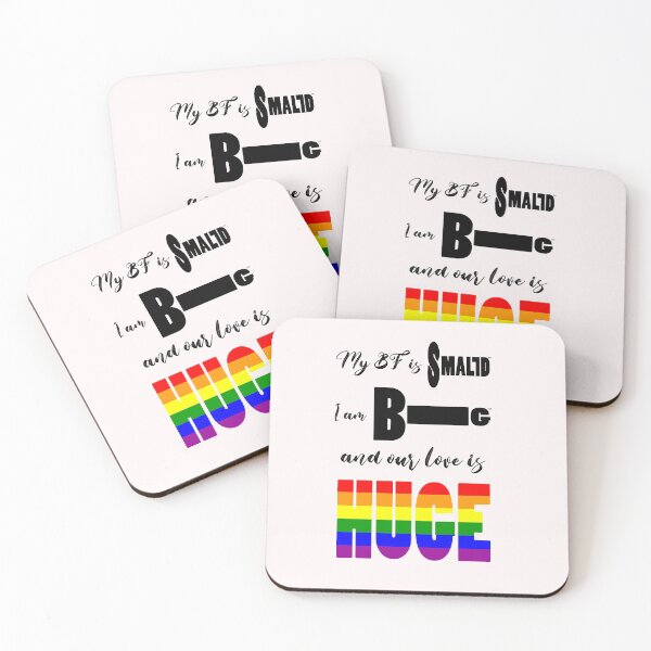 Item preview, V4 - WE ARE BOTH GAY SMALL + BIG PENIS, AND OUR LOVE IS HUGE designed and sold by PotentiaImo.
