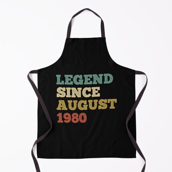 Item preview, legend since august 1980, vintage 1980 shirt, 41st birthday, 41st birthday ideas, august birthday, august birthday shirt designed and sold by T-DESIGNEDZ.