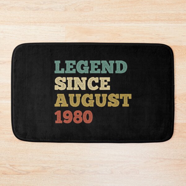 Item preview, legend since august 1980, vintage 1980 shirt, 41st birthday, 41st birthday ideas, august birthday, august birthday shirt designed and sold by T-DESIGNEDZ.