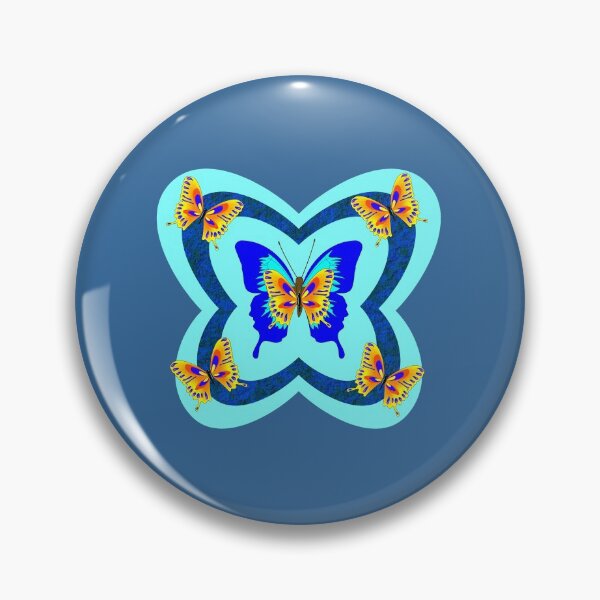 Item preview, Multi Blue Shade Butterflies designed and sold by DJDesigns70.