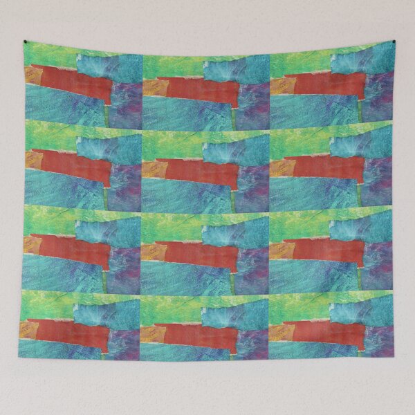 Item preview, A Collage of Abstract Mono Prints designed and sold by mewinkart.