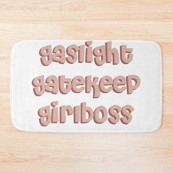 Item preview, gaslight gatekeep girlboss brown designed and sold by samar-n.