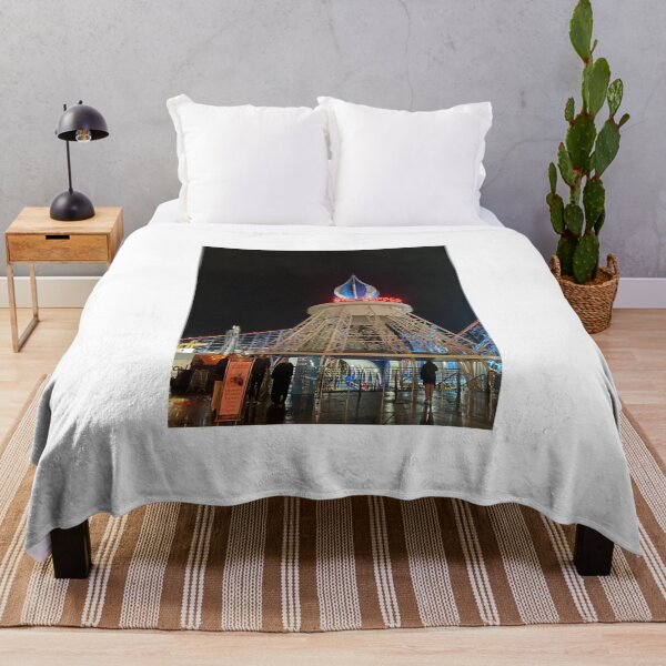 Item preview, The Big Dipper Blackpool pleasure beach at night designed and sold by oliver-chance.
