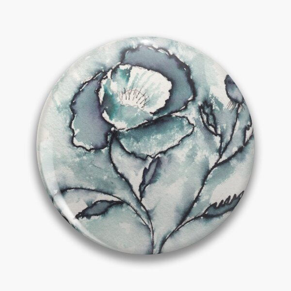 Item preview, Poppy Flower in Ink designed and sold by The Elderberry Blossom.