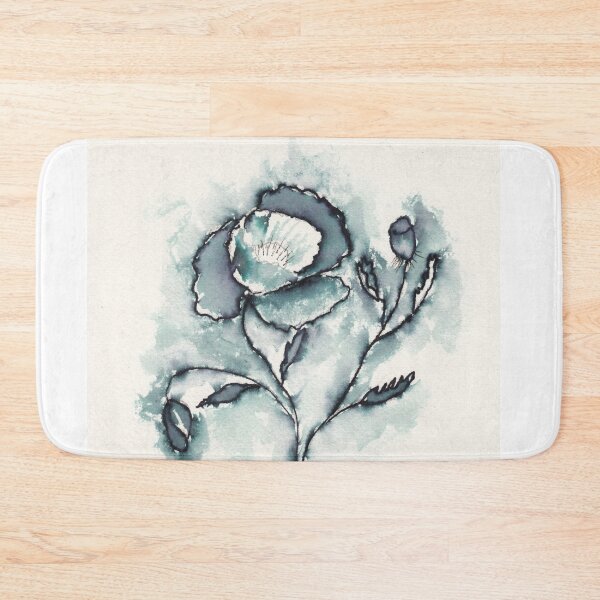 Item preview, Poppy Flower in Ink designed and sold by The Elderberry Blossom.