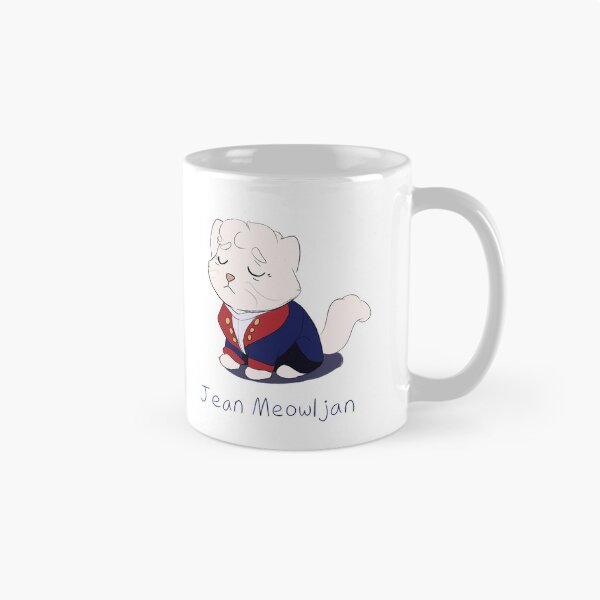 Aperçu de l'œuvre Jean Valjean Cat Pun créée et vendue par MellowArtStuff.