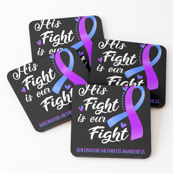Item preview, His Fight Is Our Fight Rheumatoid Arthritis Awareness designed and sold by hvoid41.