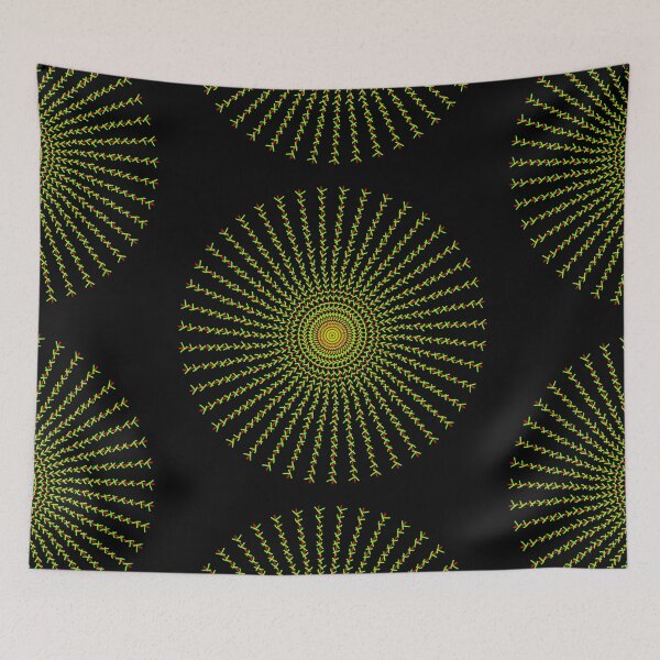 Item preview, Abstract Red & Green Wrapped Wired Spiral designed and sold by SXW Designs.