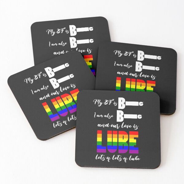 Item preview, V8 - WE ARE BOTH GAY AND BIG AND OUR LOVE IS LUBE, LOTS OF LOTS OF LUBE designed and sold by PotentiaImo.