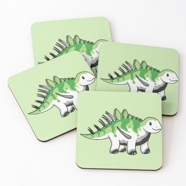 Item preview, Pride Dinosaurs - Aromantic Kentrosaurus designed and sold by Floramisu.