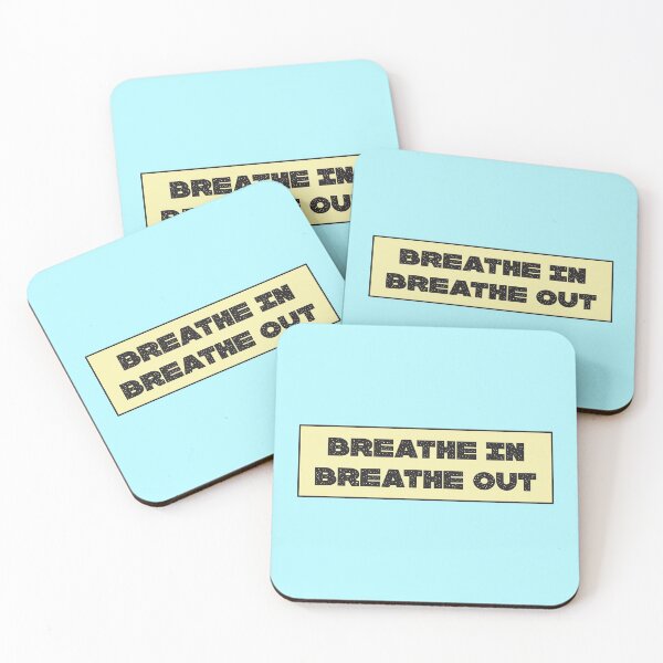 Item preview, BREATHE IN, BREATHE OUT / pastel yellow. designed and sold by marina ralston.