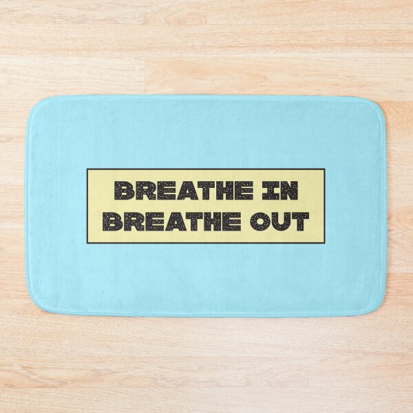 Item preview, BREATHE IN, BREATHE OUT / pastel yellow. designed and sold by marina ralston.