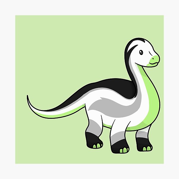 Item preview, Pride Dinosaurs - Agender Argentinosaurus designed and sold by Floramisu.