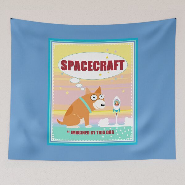 Item preview, SPACECRAFT as IMAGINED BY THIS DOG designed and sold by Jean Gregory Evans.