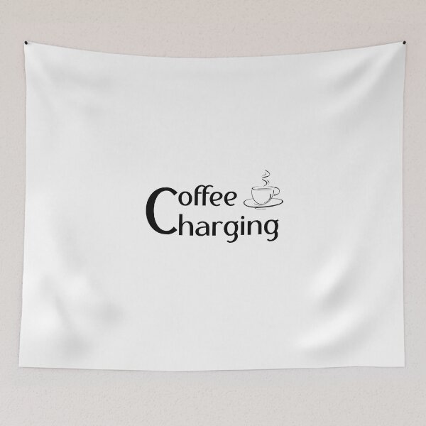 Item preview, Coffe charging me up, for coffee lovers designed and sold by dress-in.
