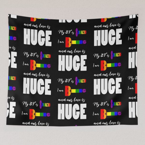 Item preview, V9 - WE ARE BOTH GAY SMALL + BIG PENIS, AND OUR LOVE IS HUGE designed and sold by PotentiaImo.