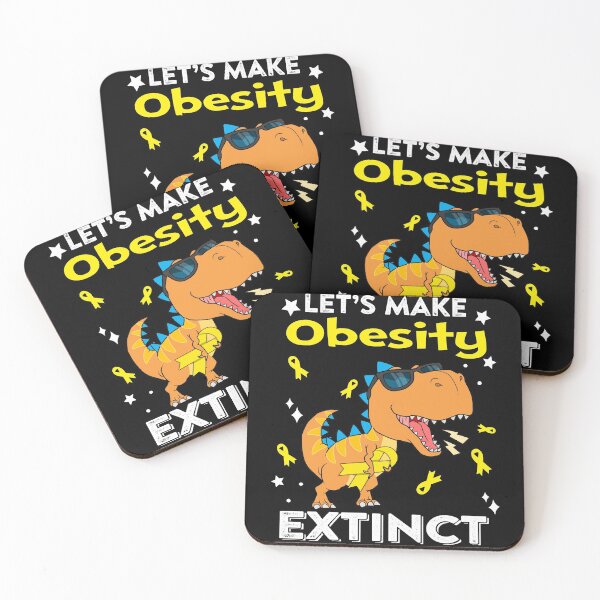 Item preview, Let's Make Obesity Extinct Obesity Warrior Gift designed and sold by Sabfit.