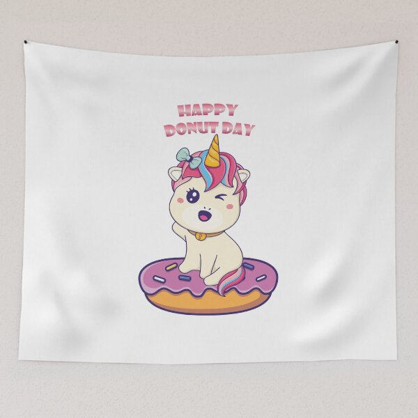 Item preview, Happy Donut Day 2021 Funny unicorn  National Donut Day Kids Toddler  designed and sold by thiag-o.