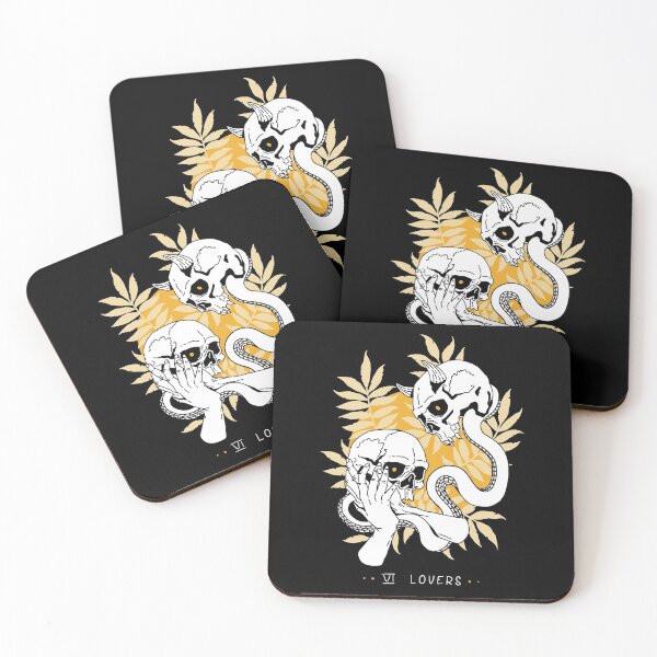 Item preview, Skeletons Lovers Tarot Card designed and sold by alexkaczmarekk.