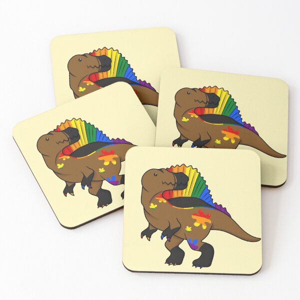 Item preview, Pride Dinosaurs - LGBTQ+ Spinosaur designed and sold by Floramisu.