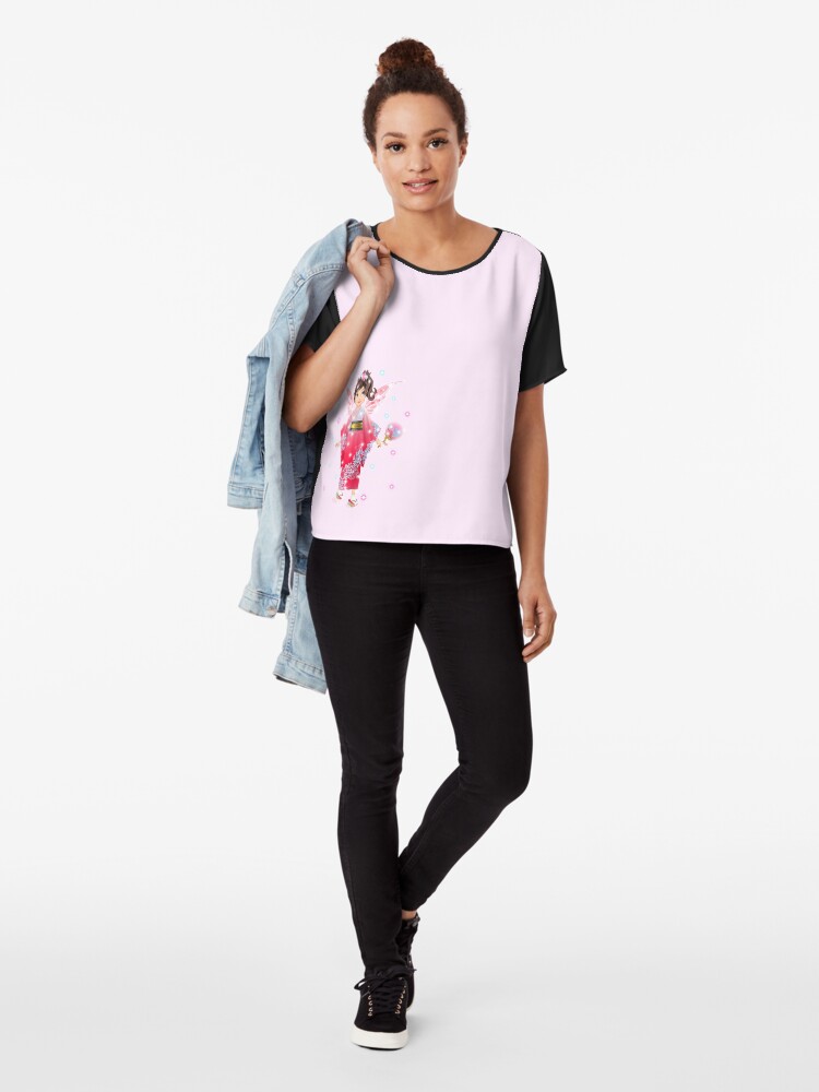 Alternate view of Iaada the International Fairy – Japanese™ Chiffon Top