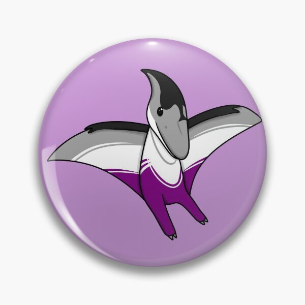 Item preview, Pride Dinosaurs - Ace Pterodactyl designed and sold by Floramisu.