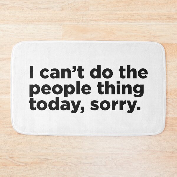 Item preview, Can't Do The People Thing designed and sold by Memefy.
