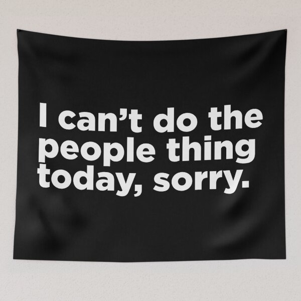 Item preview, Can't Do The People Thing 2 designed and sold by Memefy.