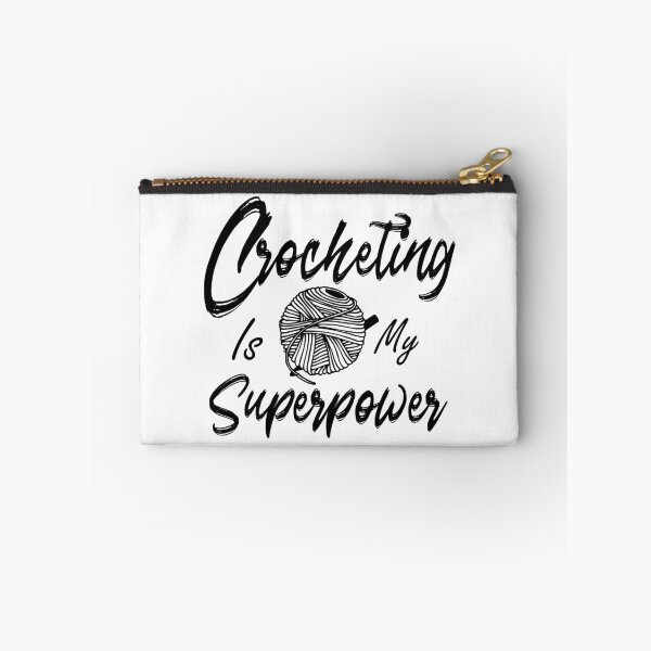 Item preview, Crocheting is my Superpower designed and sold by cfspider.