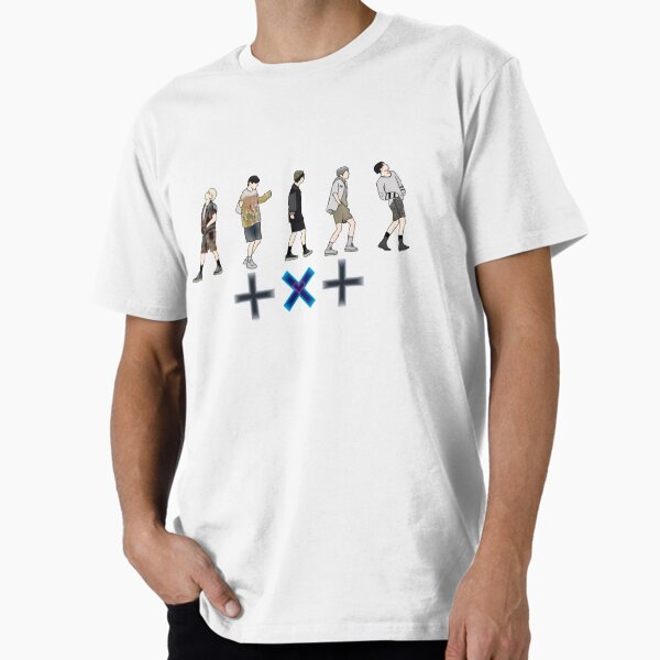 Item preview, TXT 0X1=LOVESONG MV Gehender Minimalist mit Logo darunter designed and sold by MintyLix.