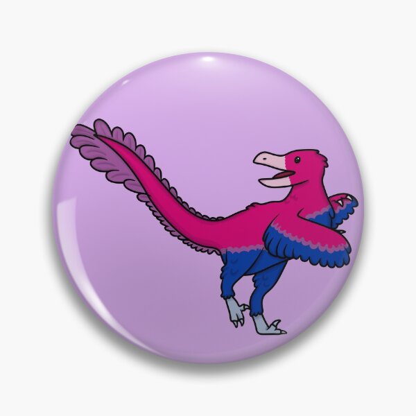 Artikelvorschau, Stolz Dinosaurier - Bisexueller Velociraptor entworfen und verkauft von Floramisu.