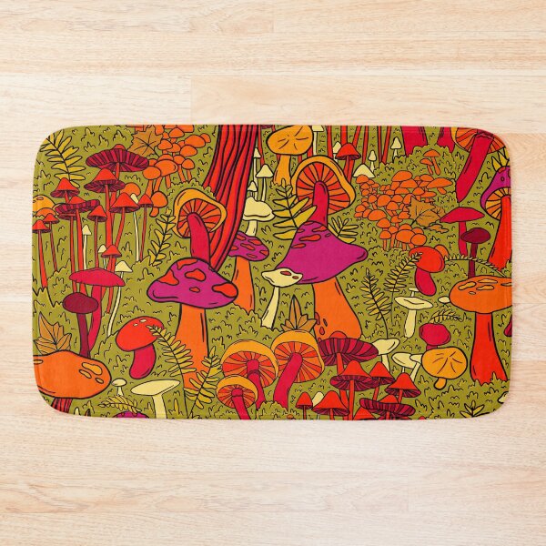 Item preview, Mushrooms in the Forest designed and sold by doodlebymeg.