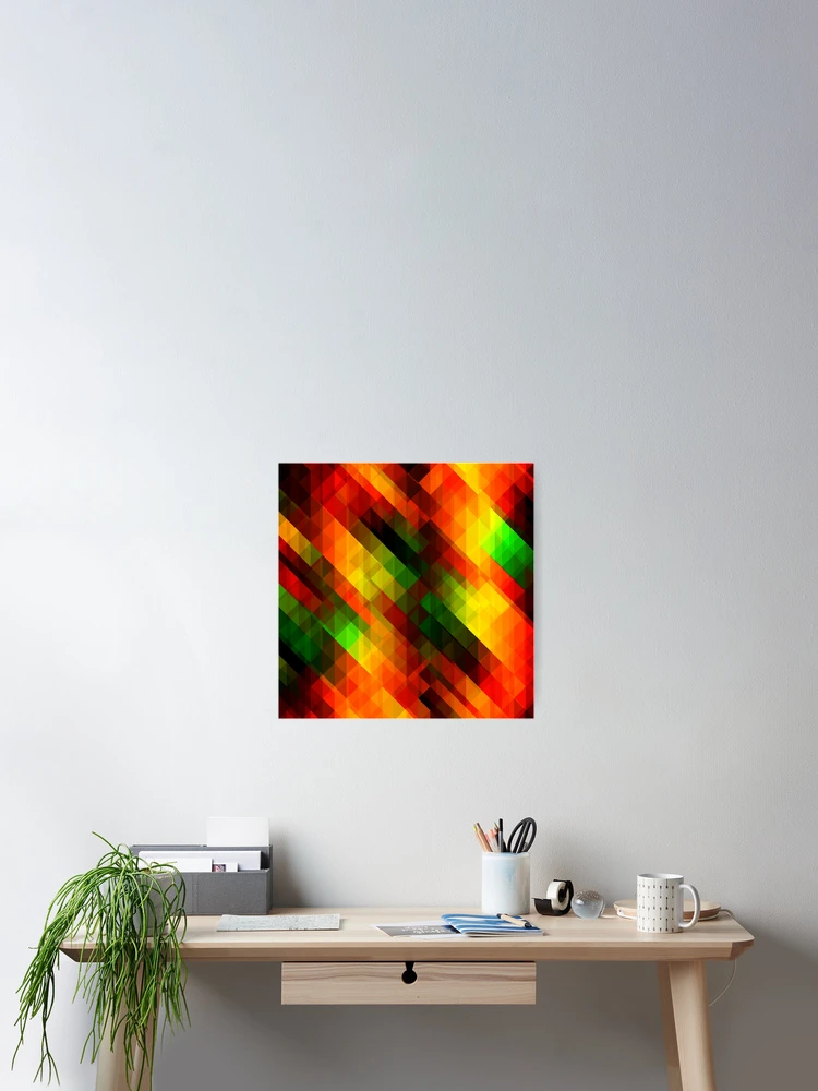 Thumbnail 2 of 3, Poster, Colorful Abstract Patterns V3 Designs designed and sold by SeventhGate.