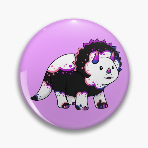 Artikelvorschau, Stolz Dinosaurier - Genderfluid Triceratops entworfen und verkauft von Floramisu.