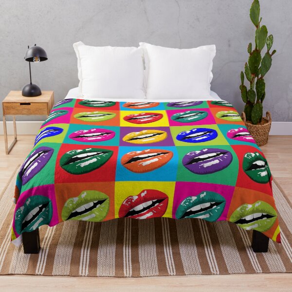 Item preview, Mouth Lips Pop Art designed and sold by VintageZone.