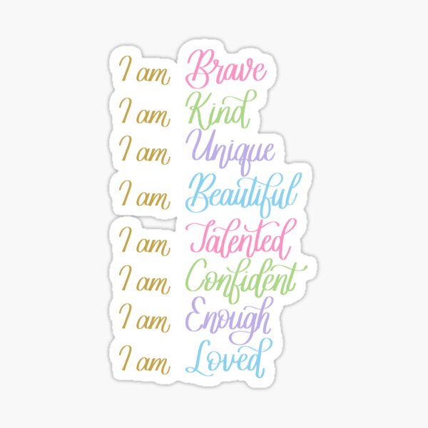 Daily Affirmations Stickers for Sale