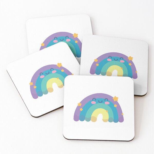 Item preview, Japanese Kawaii Cute Smiley Face - Pretty Rainbow designed and sold by crazycollective.