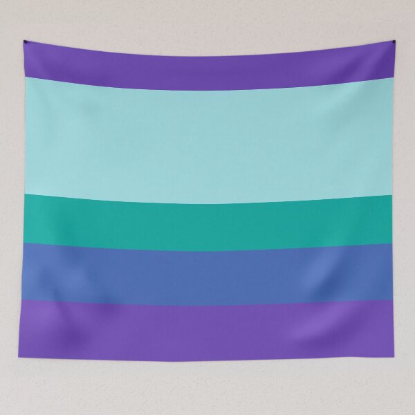 Item preview, Inspired Colorblock Blues and Purples designed and sold by Greenbaby.