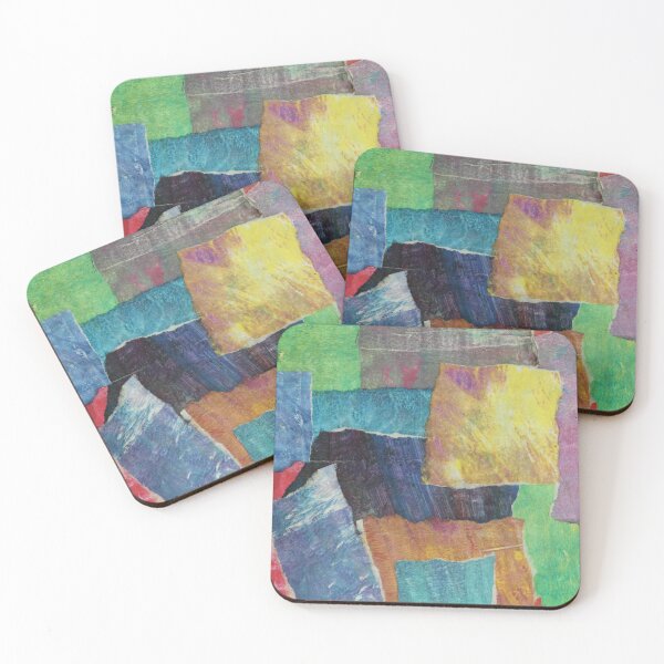 Item preview, A Collage of Abstract Mono Prints designed and sold by mewinkart.