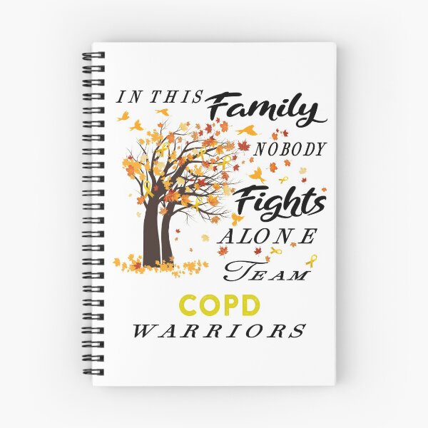 Item preview, In This Family No One Fight Alone COPD Awareness ribbon tree designed and sold by radianen.