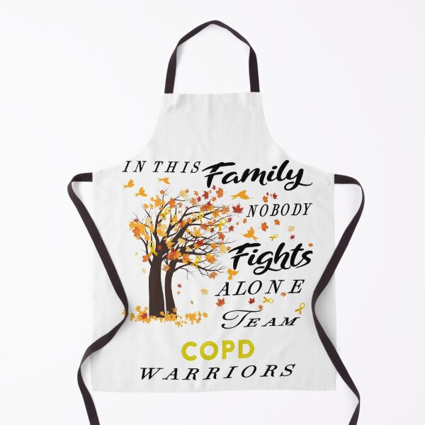 Item preview, In This Family No One Fight Alone COPD Awareness ribbon tree designed and sold by radianen.