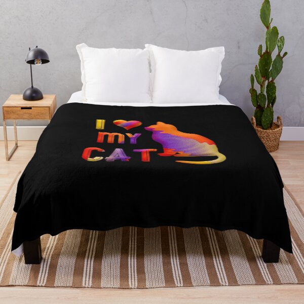 Item preview, I Love My Cat Design Colorful designed and sold by Opal Print.