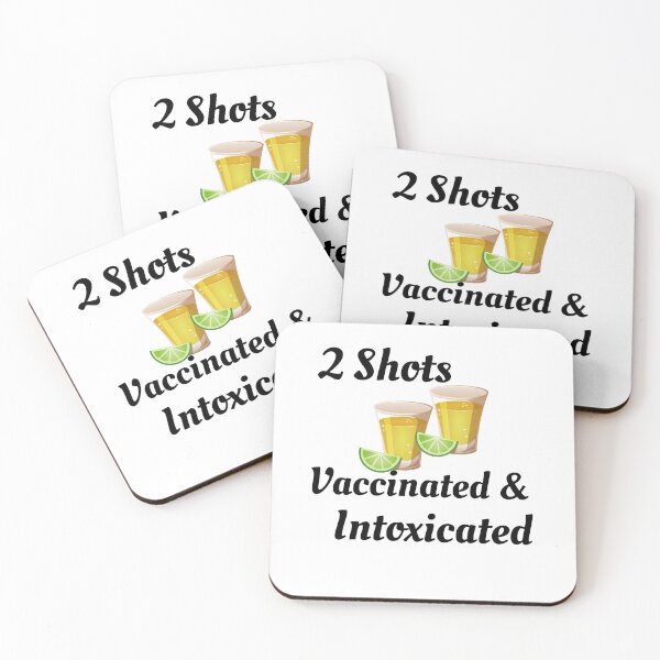 Item preview, 2 Shots Vaccinated & Intoxicated designed and sold by Xpressnme.