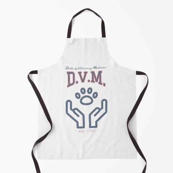 Item preview, D.V.M., blue and red designed and sold by ShopVetMed.
