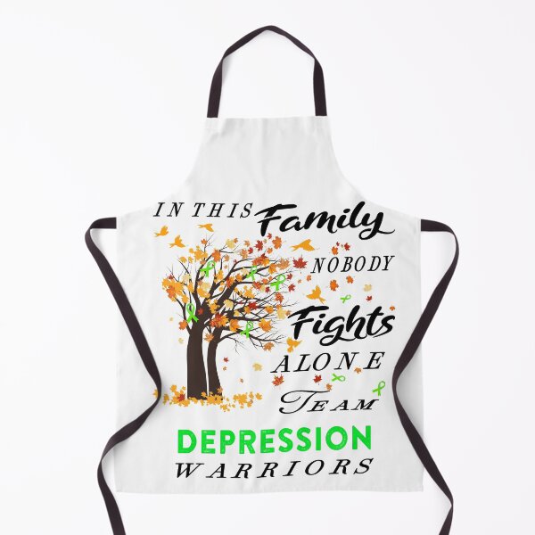Item preview, In This Family No One Fight Alone Depression Awareness ribbon tree designed and sold by radianen.
