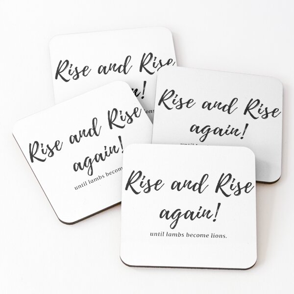 Item preview, Rise and Rise Again, Until Lambs Become Lions designed and sold by RagnarHouse.