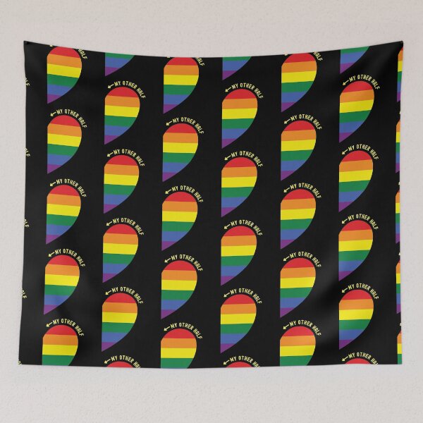 Item preview, Pride Couples Gift Love Other Half Right Heart designed and sold by ibeargifts.